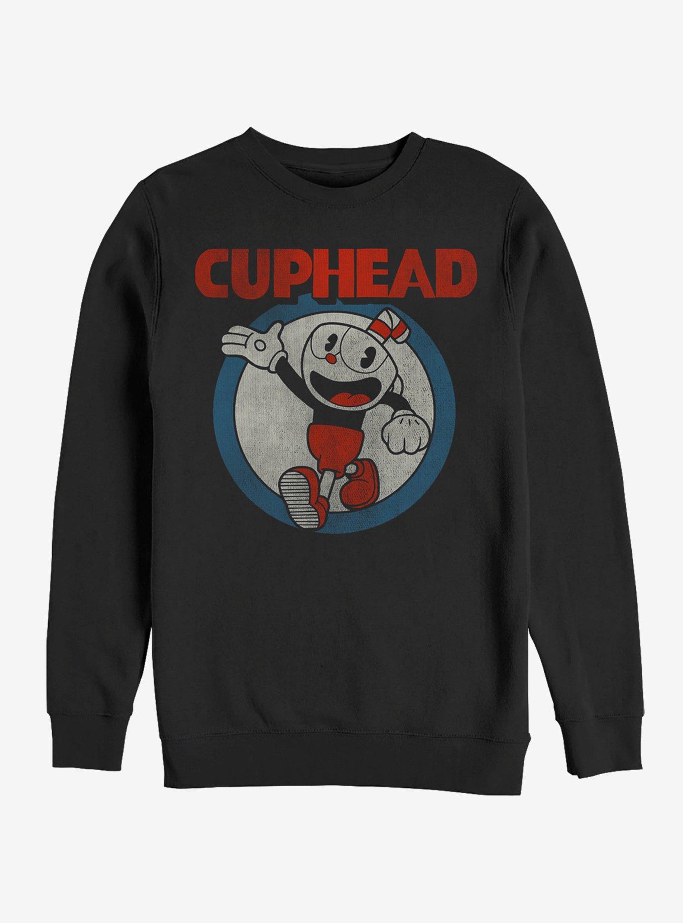 Cuphead Vintage Circle Sweatshirt, , hi-res