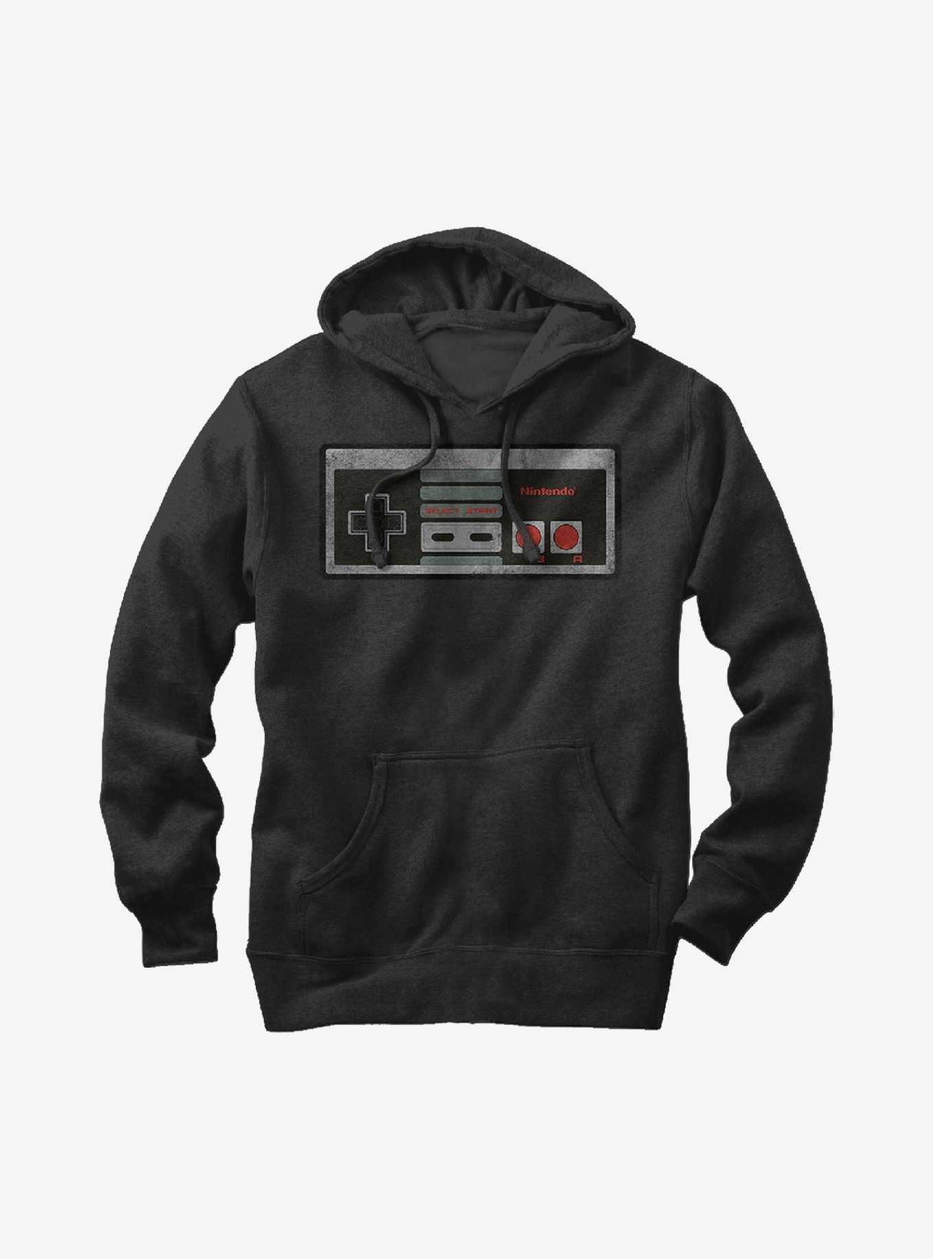 Nintendo Classic NES Controller Hoodie BLACK Hot Topic