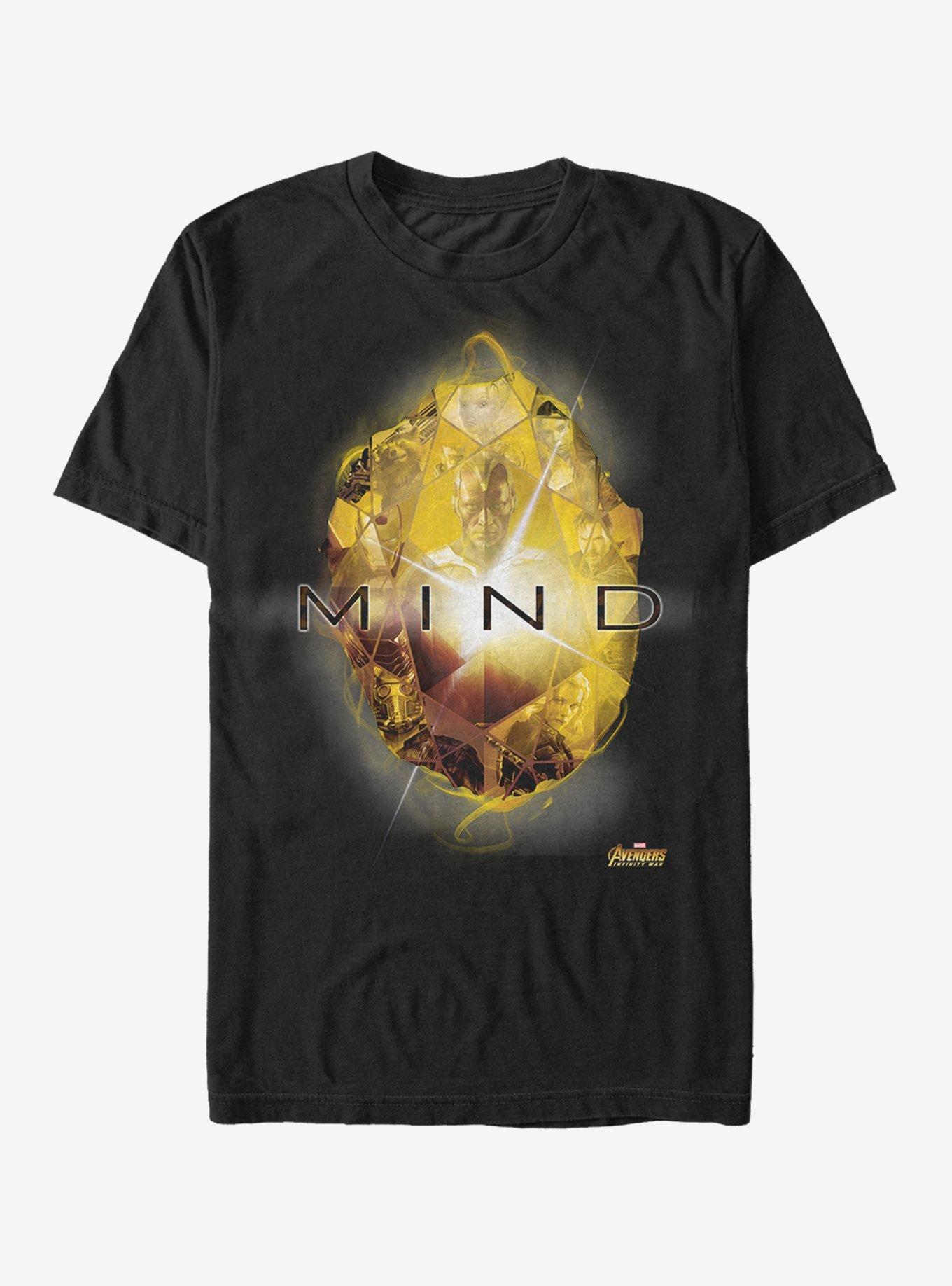 Marvel Avengers: Infinity War Mind Stone T-Shirt, BLACK, hi-res