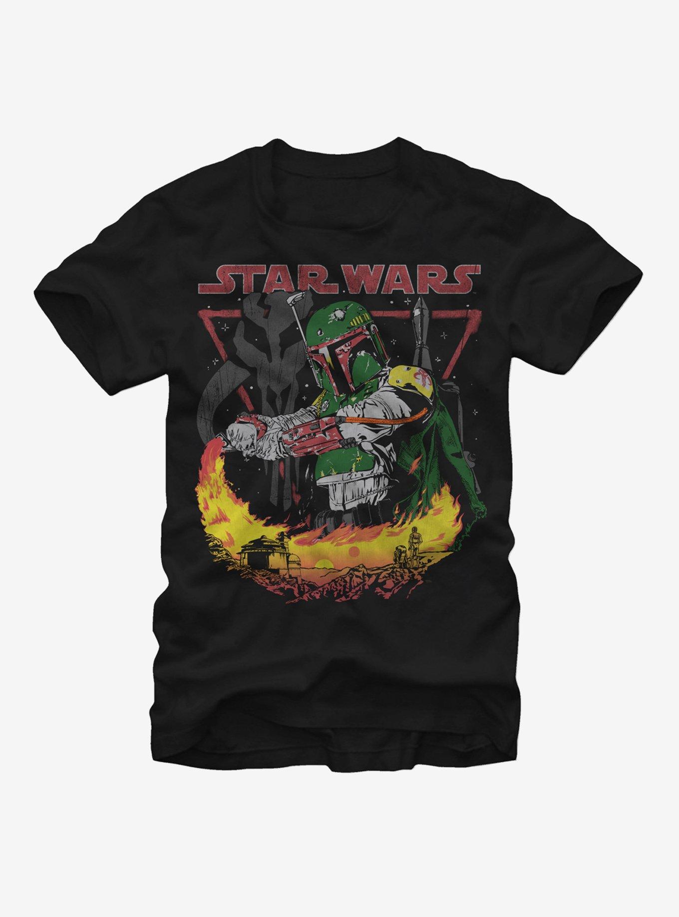 Star Wars Boba Fett Tatooine T-Shirt, BLACK, hi-res