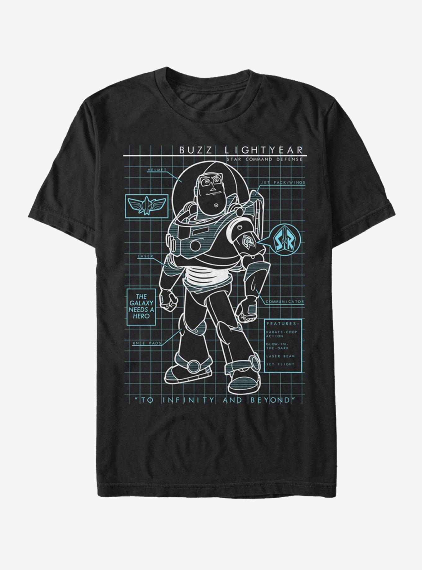 Toy Story Buzz Lightyear Schematic T-Shirt