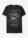 Toy Story Buzz Lightyear Schematic T-Shirt, BLACK, hi-res