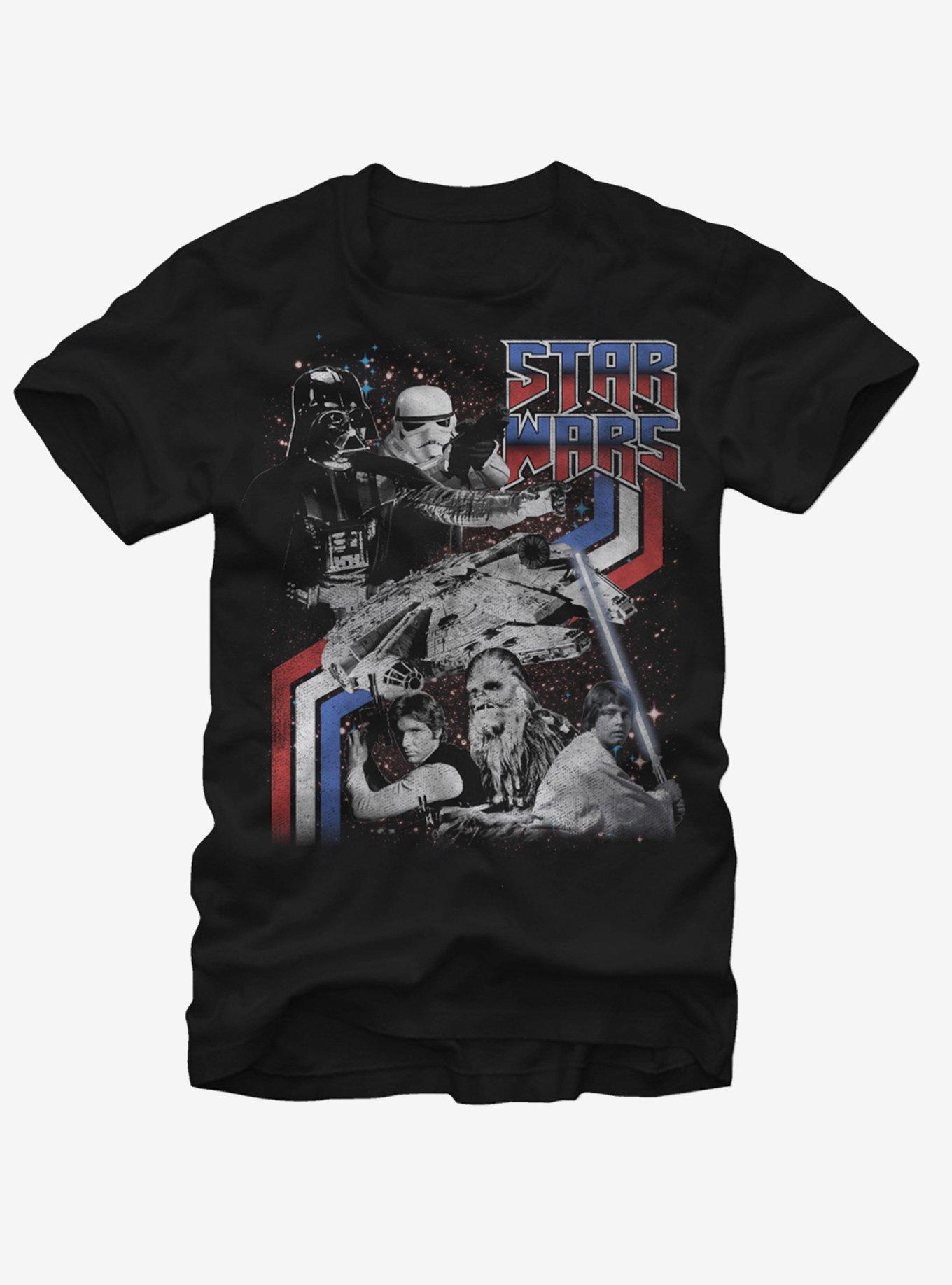 Star Wars Empire vs Rebels T-Shirt, BLACK, hi-res