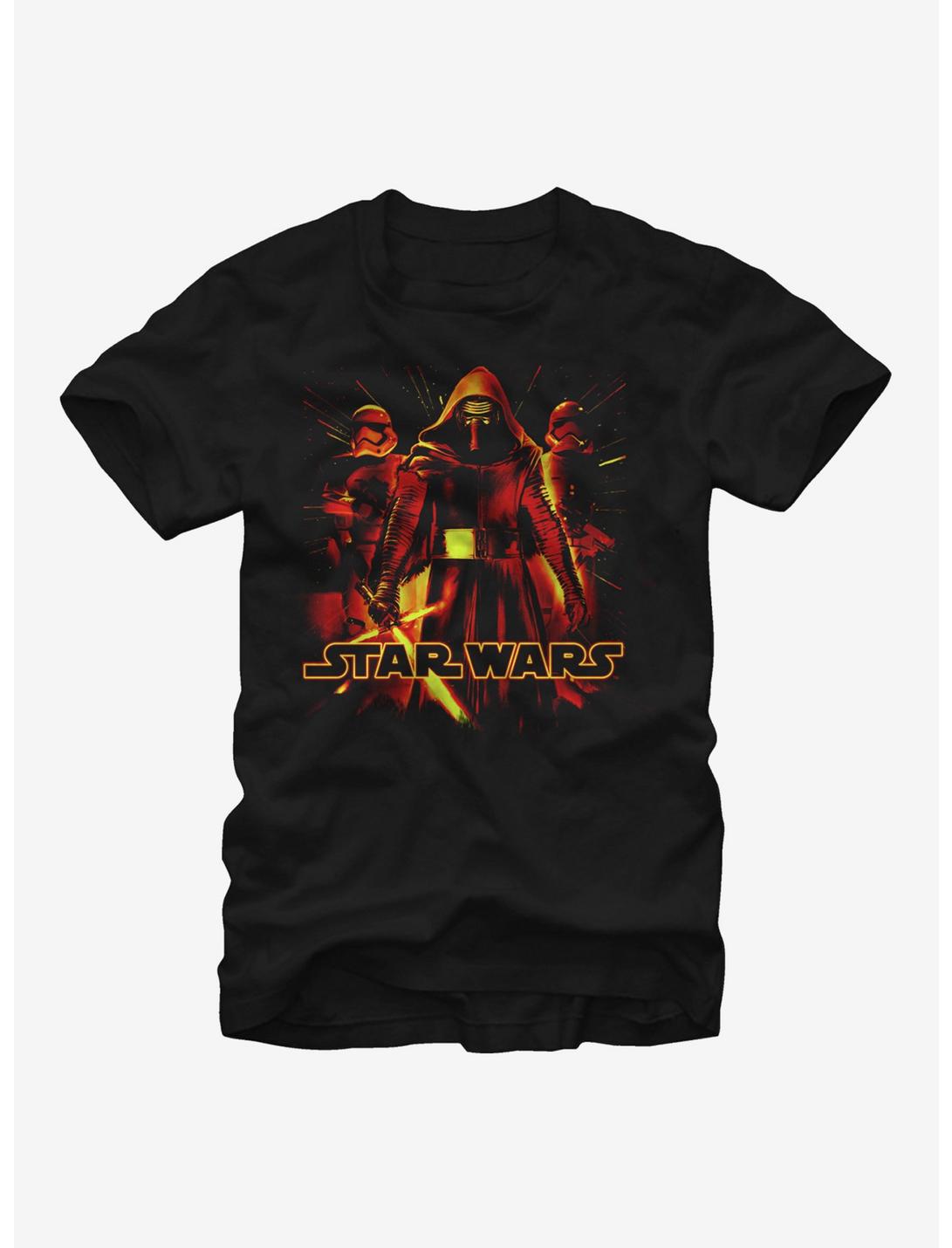 Star Wars Kylo Ren and Stormtroopers T-Shirt, BLACK, hi-res
