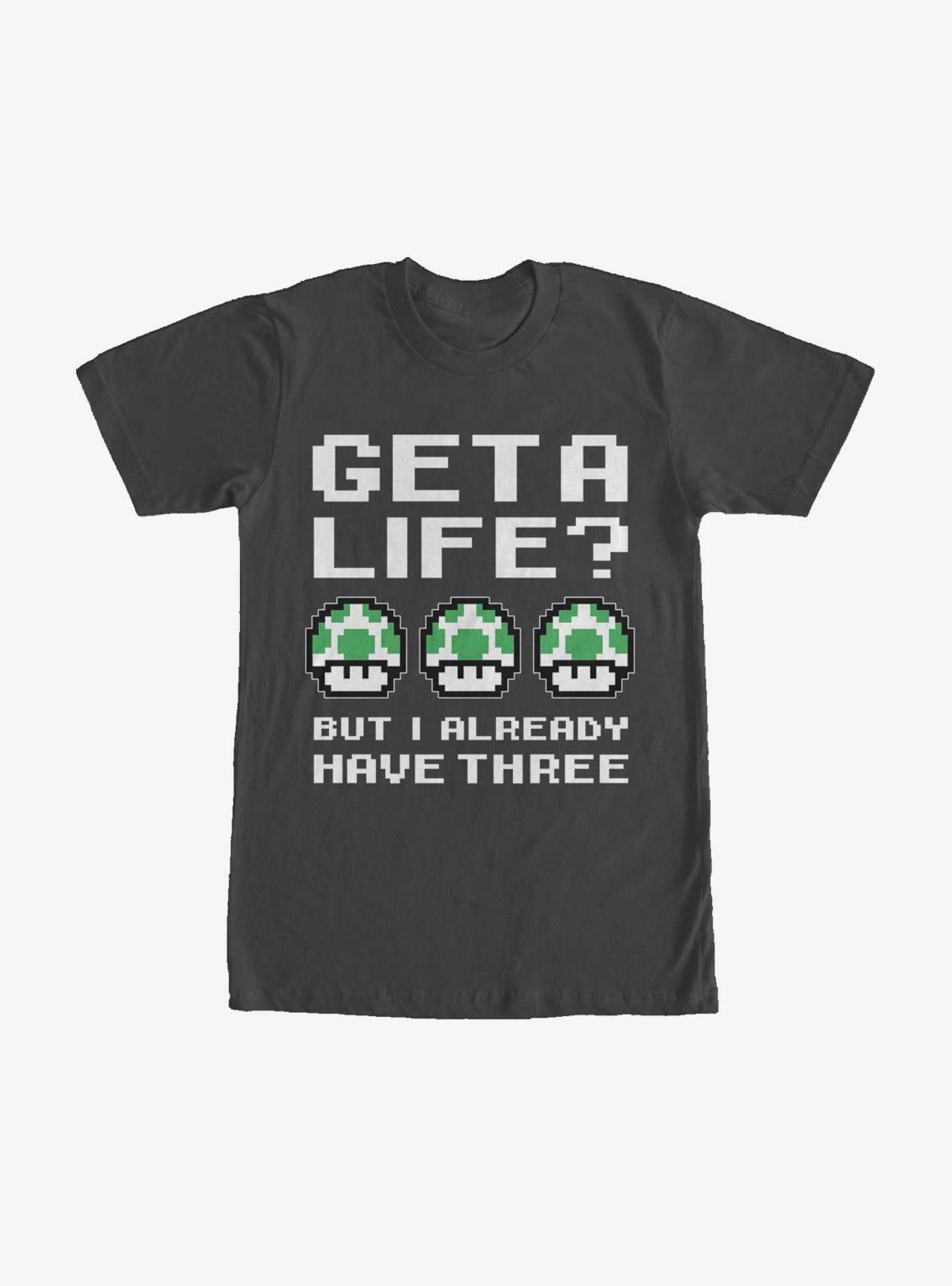 Nintendo Mario Three Lives T-Shirt, , hi-res