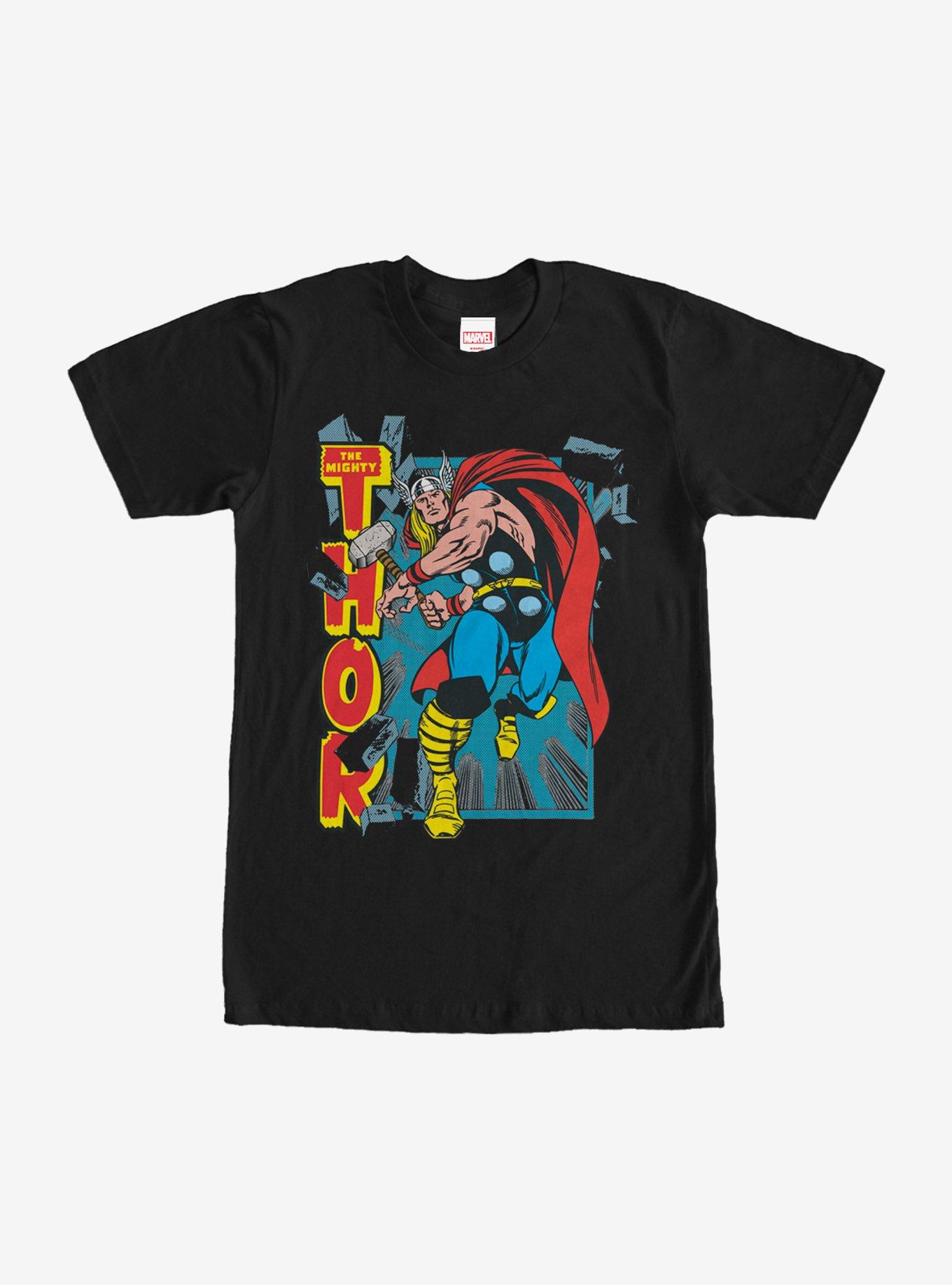 Marvel Mighty Thor Rock T-Shirt, BLACK, hi-res
