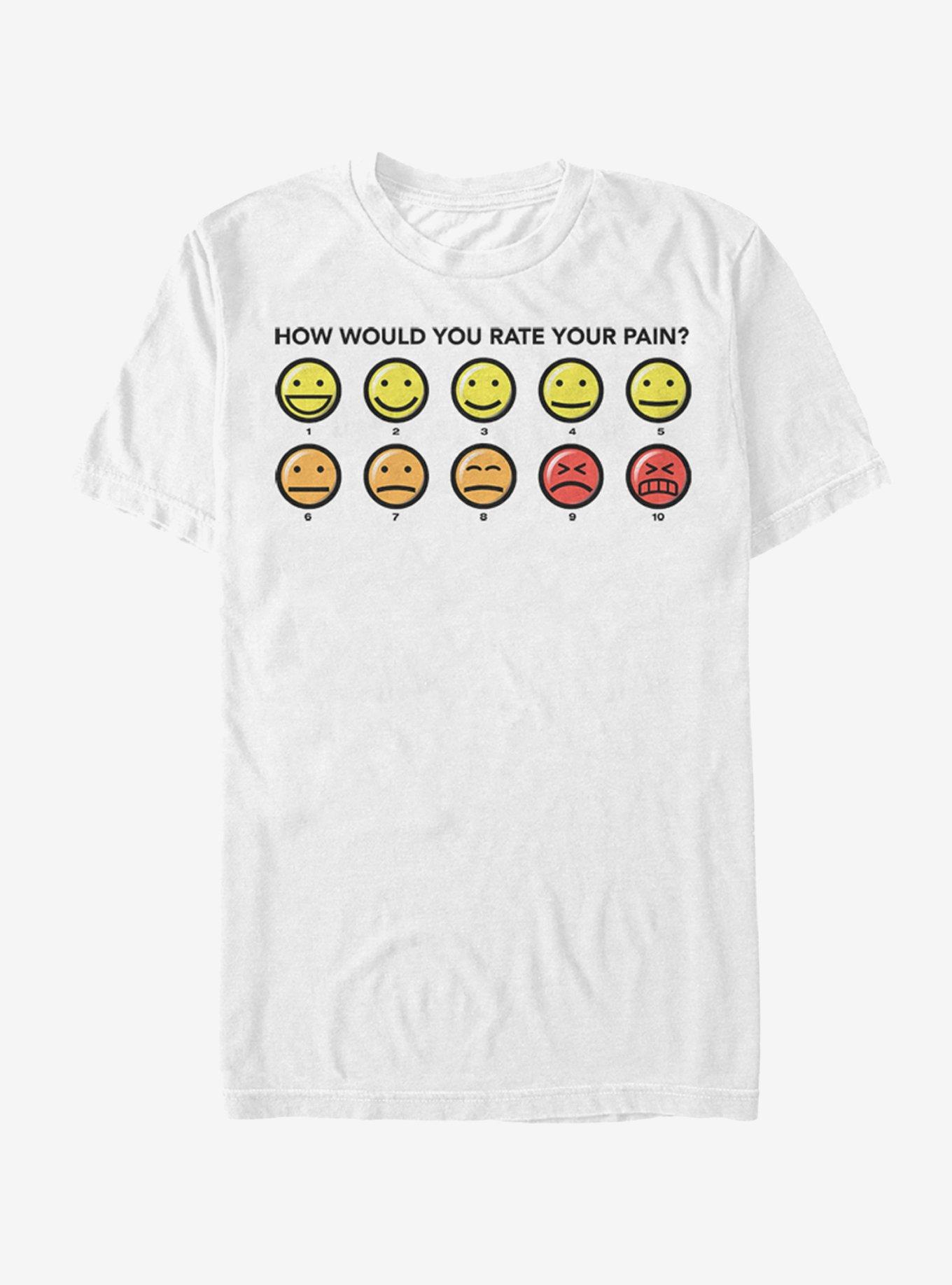 Big Hero 6 Pain Rating T-Shirt