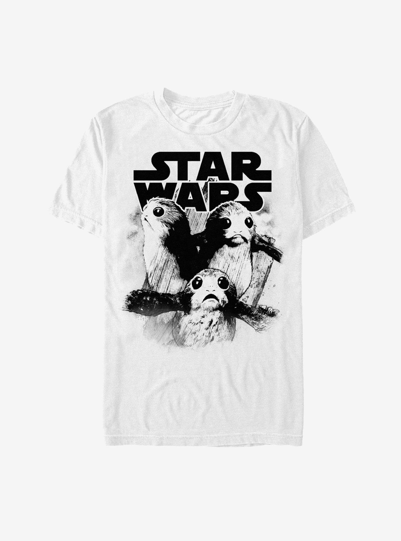 Star Wars Porg Friends T-Shirt, WHITE, hi-res