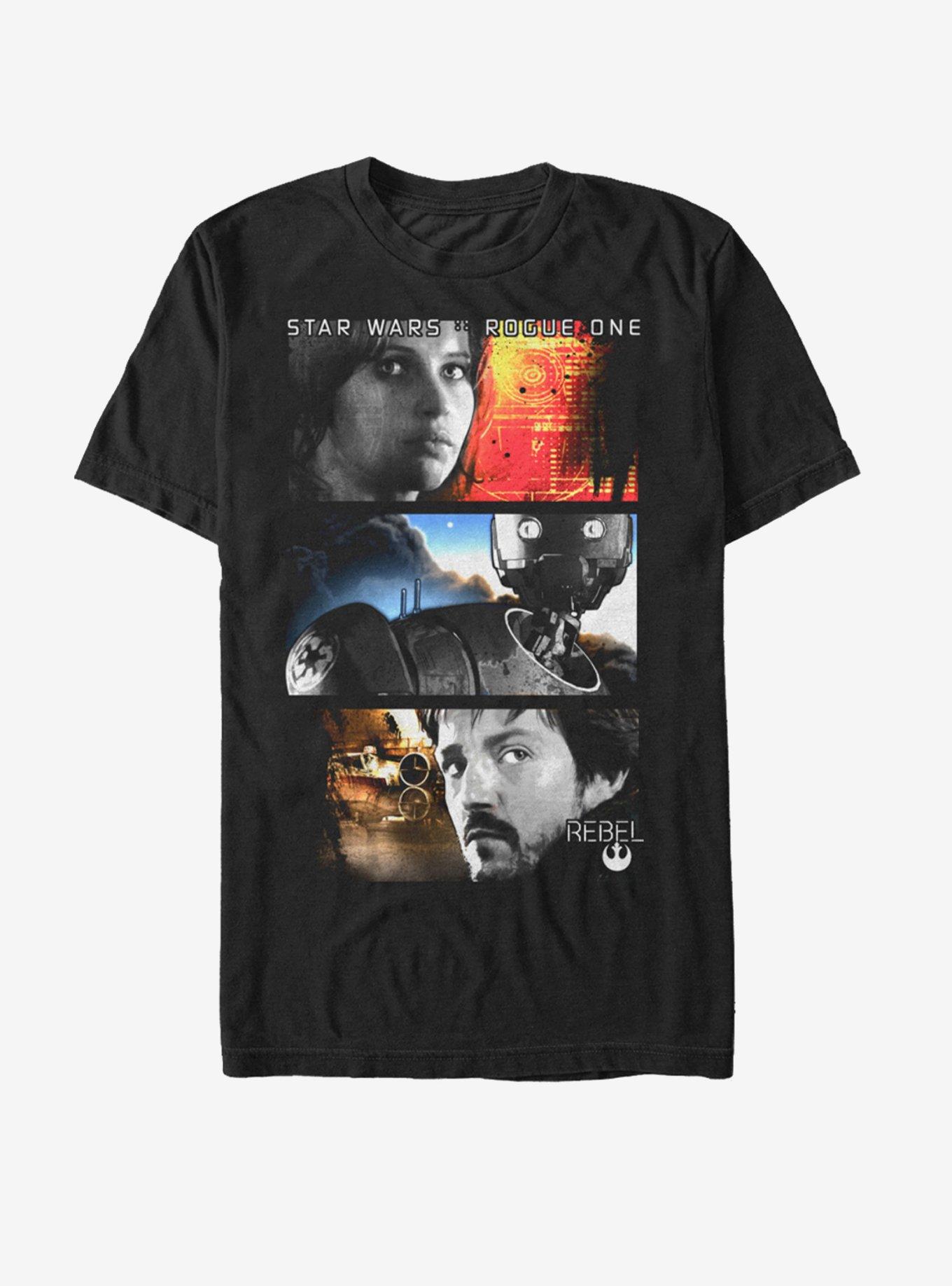 Star Wars Rebel Hero Panels T-Shirt, , hi-res