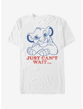 Lion King Simba Just Can't Wait T-Shirt, , hi-res