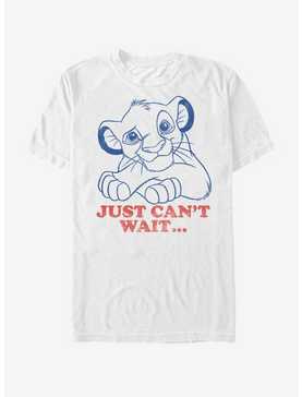 Lion King Simba Just Can't Wait T-Shirt, , hi-res