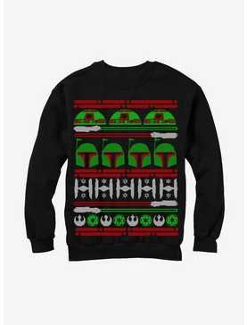 Star Wars Boba Fett Ugly Christmas Sweater Sweatshirt, , hi-res