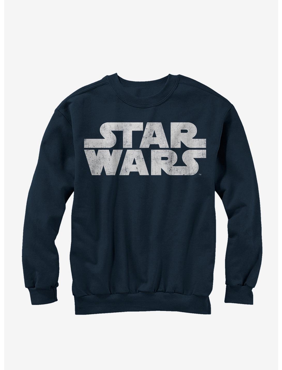 Star Wars Simple Logo Sweatshirt, NAVY, hi-res