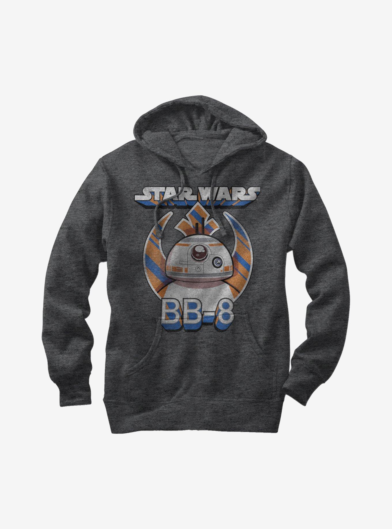 Star Wars Episode VII The Force Awakens BB-8 Droid Hoodie, CHAR HTR, hi-res