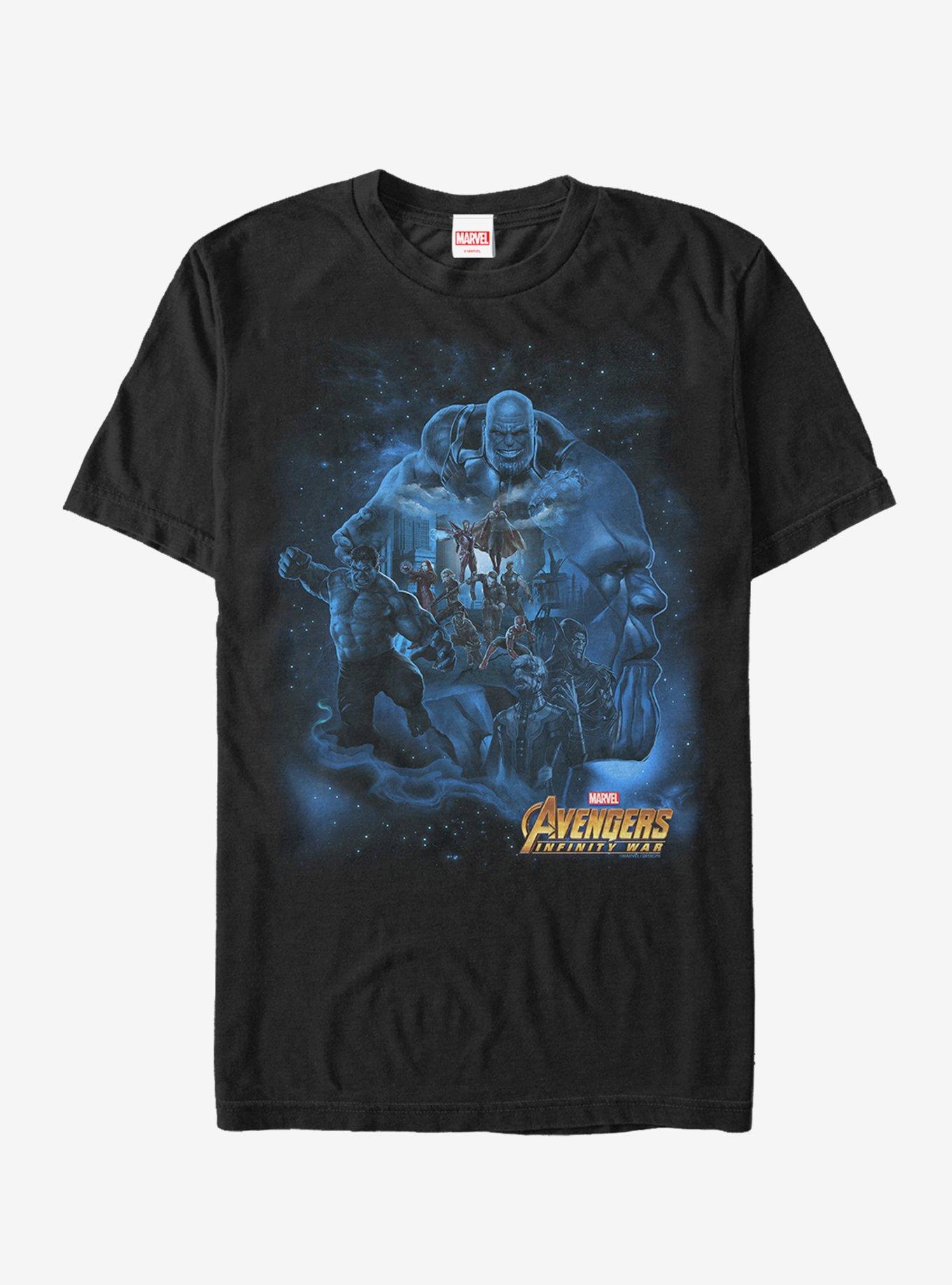 Marvel Avengers: Infinity War Thanos Starry Sky T-Shirt, , hi-res