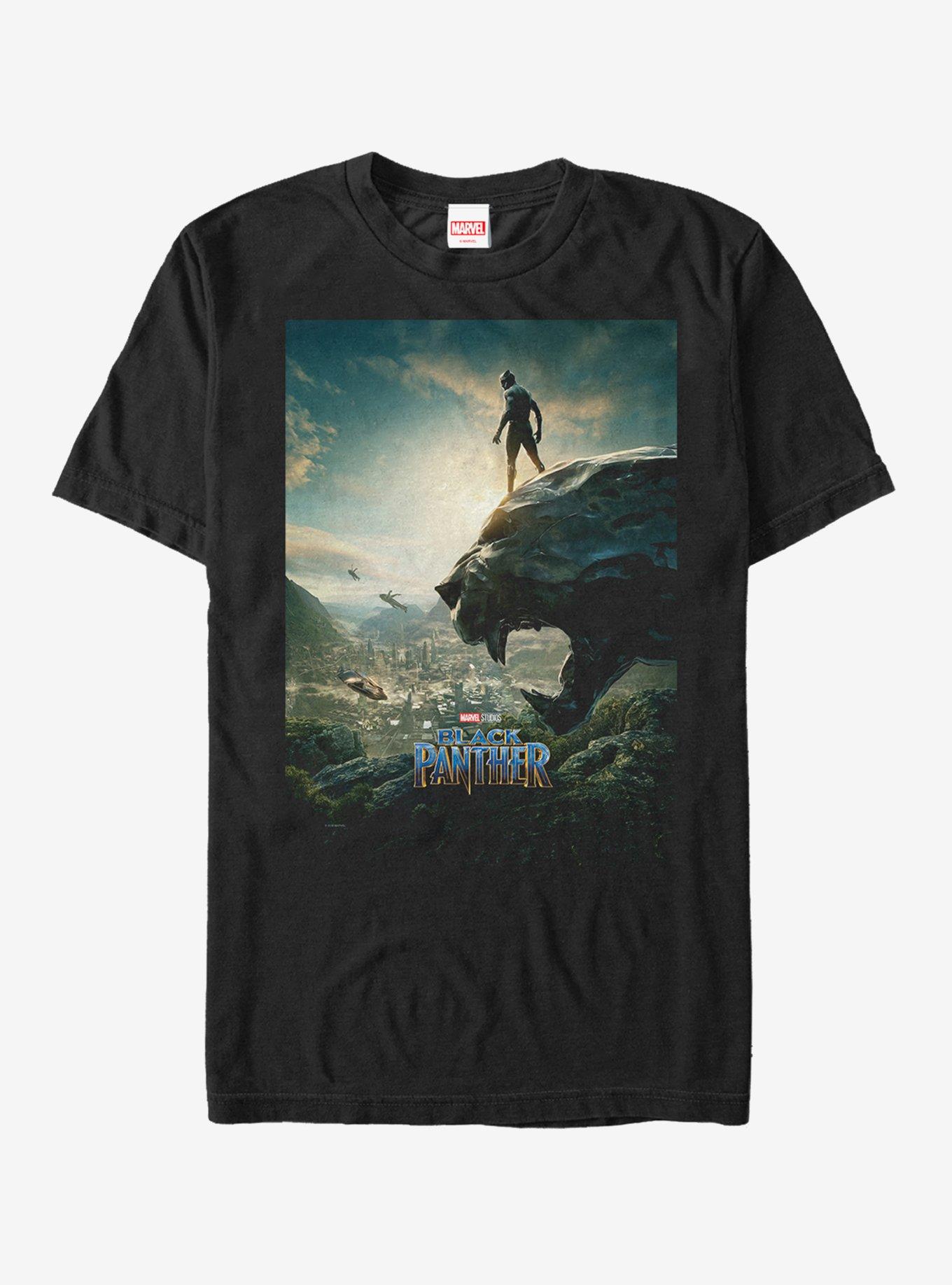 Marvel Black Panther 2018 Epic View T-Shirt, BLACK, hi-res