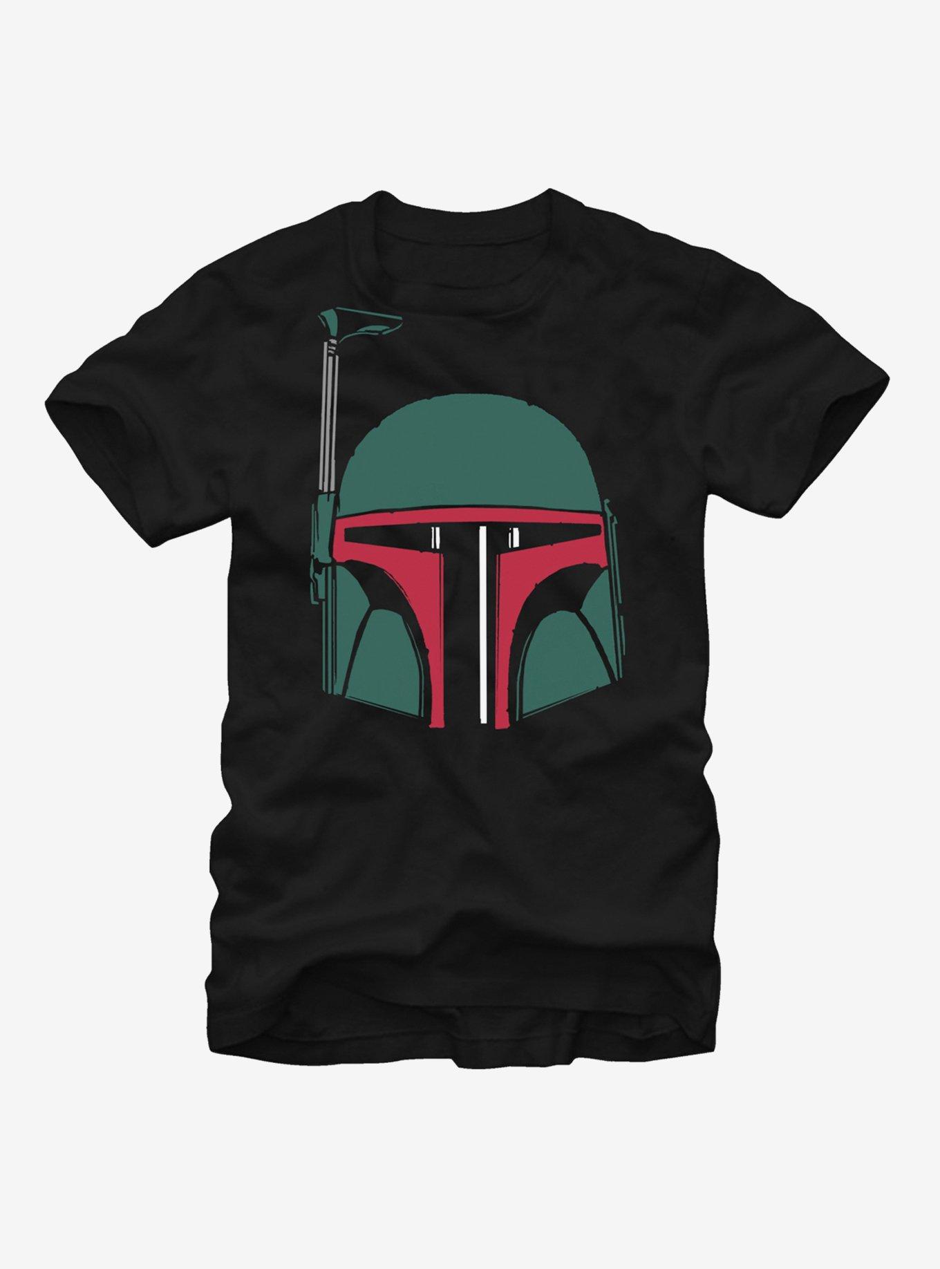 Star Wars Boba Fett Helmet T-Shirt, BLACK, hi-res