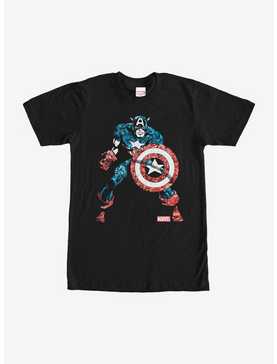 Marvel Captain America Kaleidoscope T-Shirt, , hi-res