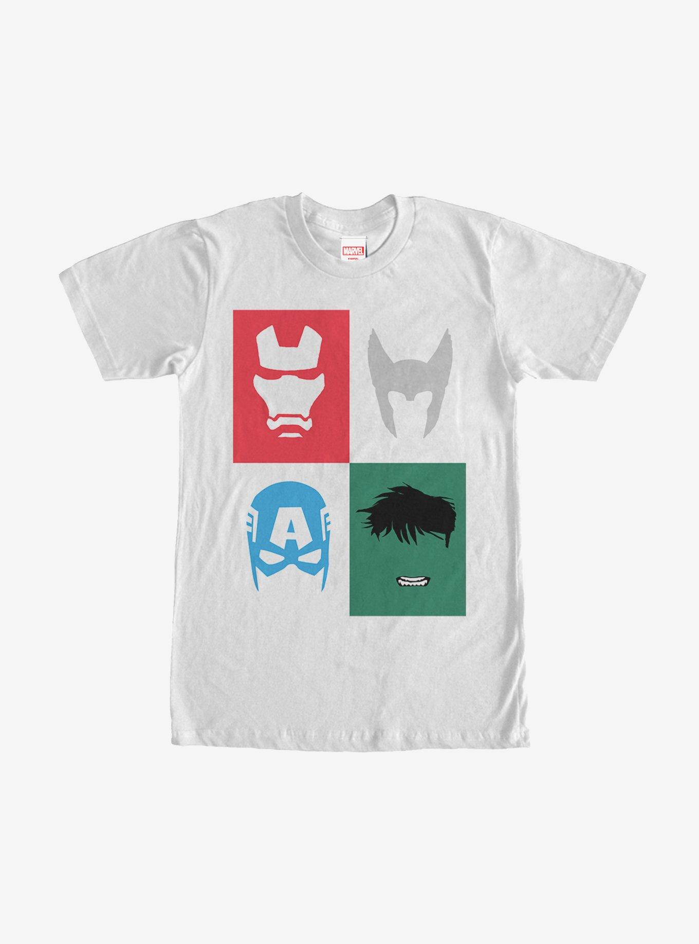 Marvel Avenger Masks T-Shirt, , hi-res