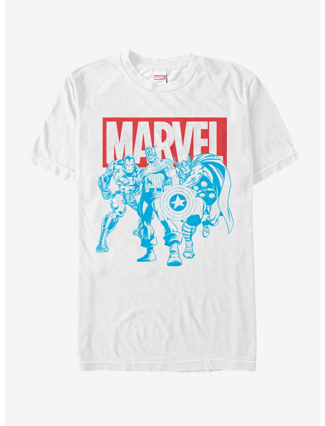 Marvel Avengers Stance T-Shirt, WHITE, hi-res