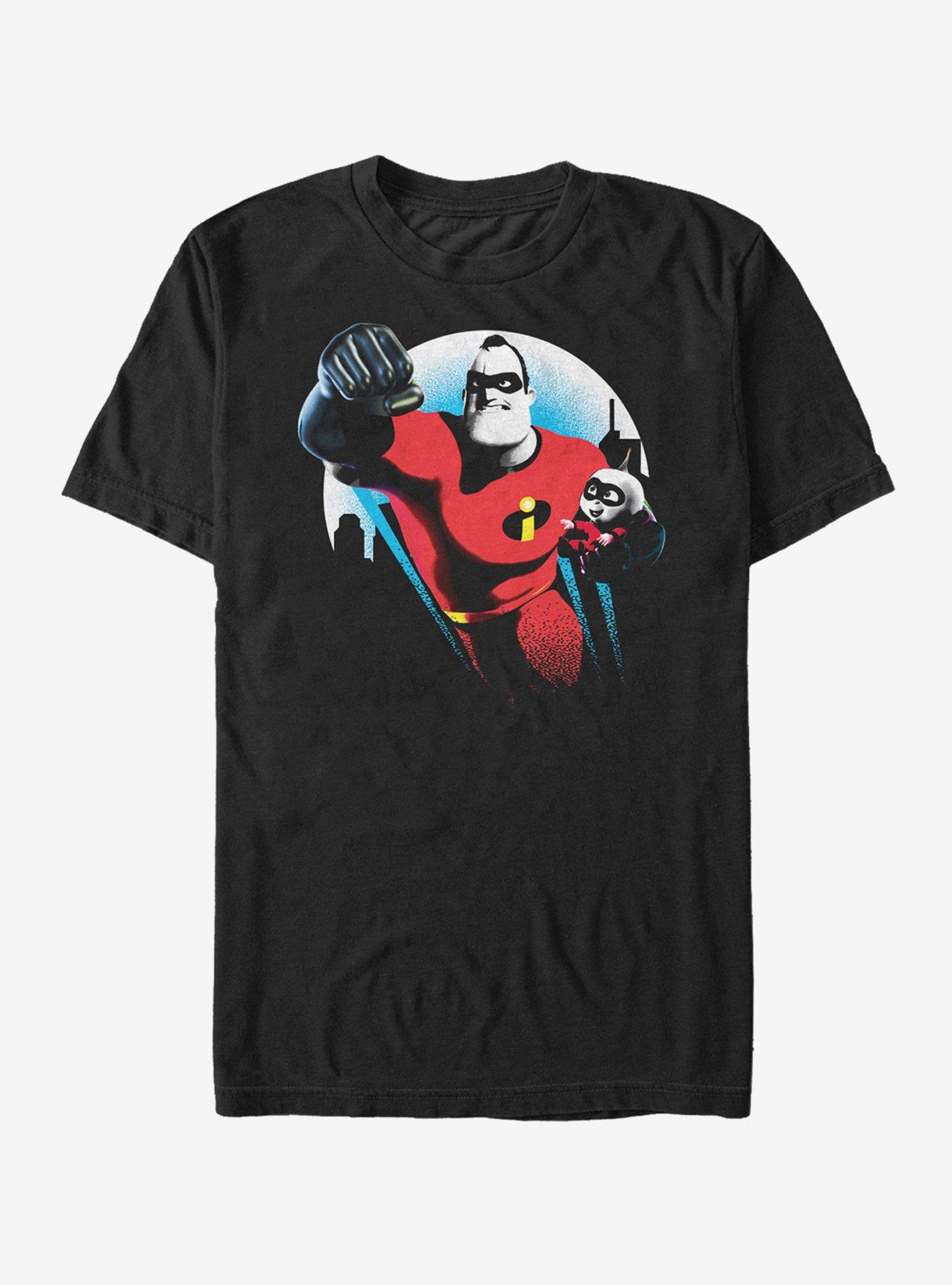 Disney Pixar The Incredibles Dad To The Rescue T-Shirt, BLACK, hi-res