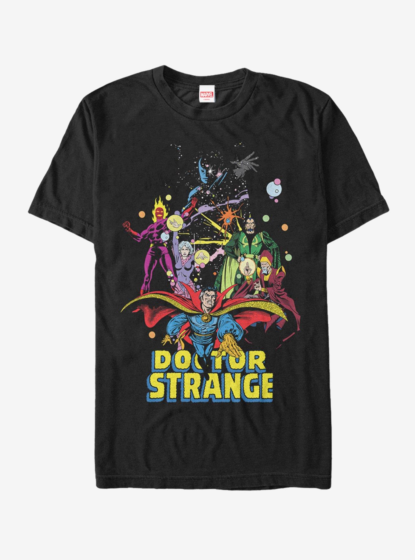 Marvel Doctor Strange Classic Comic Scene T-Shirt, BLACK, hi-res