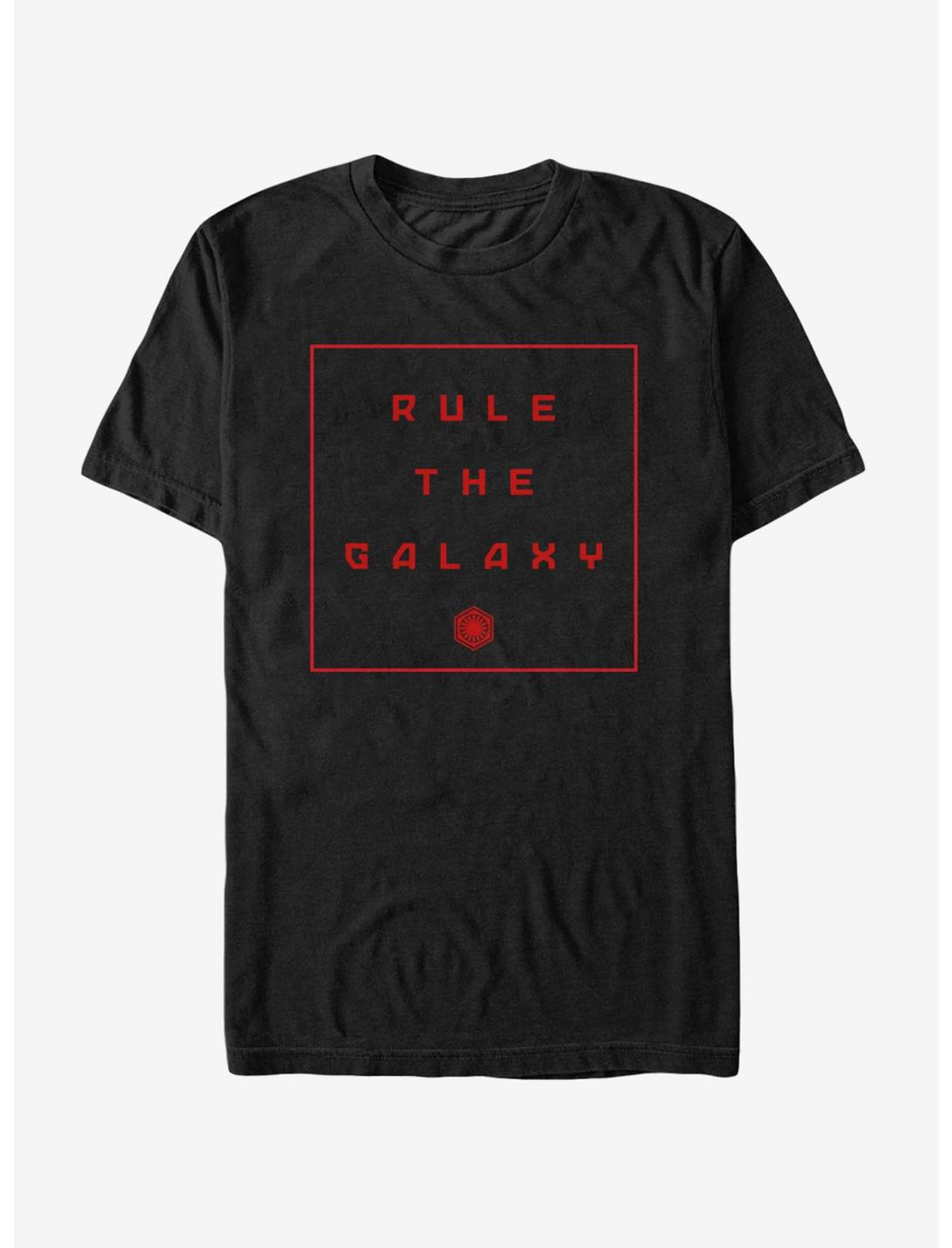 Star Wars Episode VII The Force Awakens Rule the Galaxy T-Shirt, BLACK, hi-res