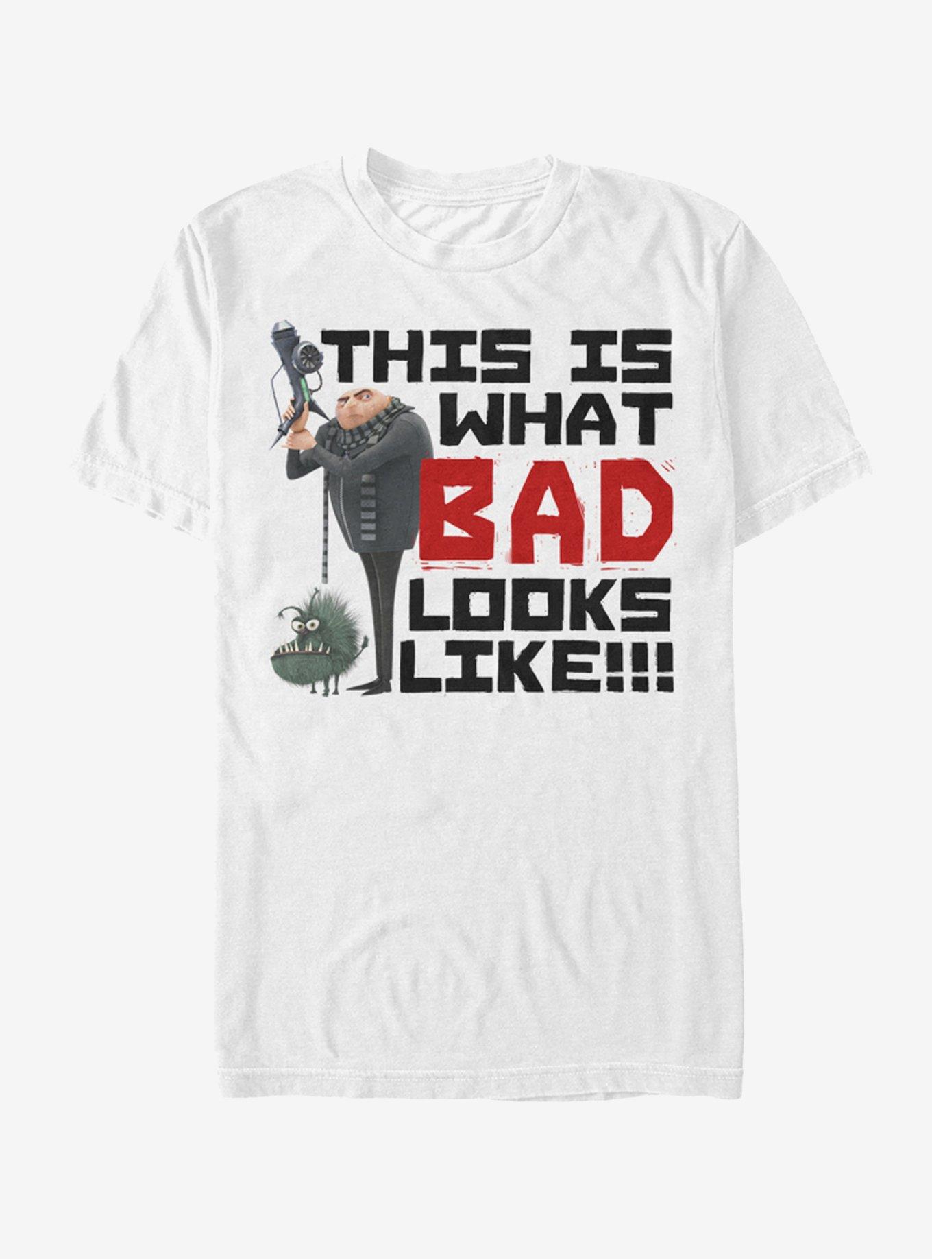 Despicable Me Gru Bad T-Shirt, WHITE, hi-res