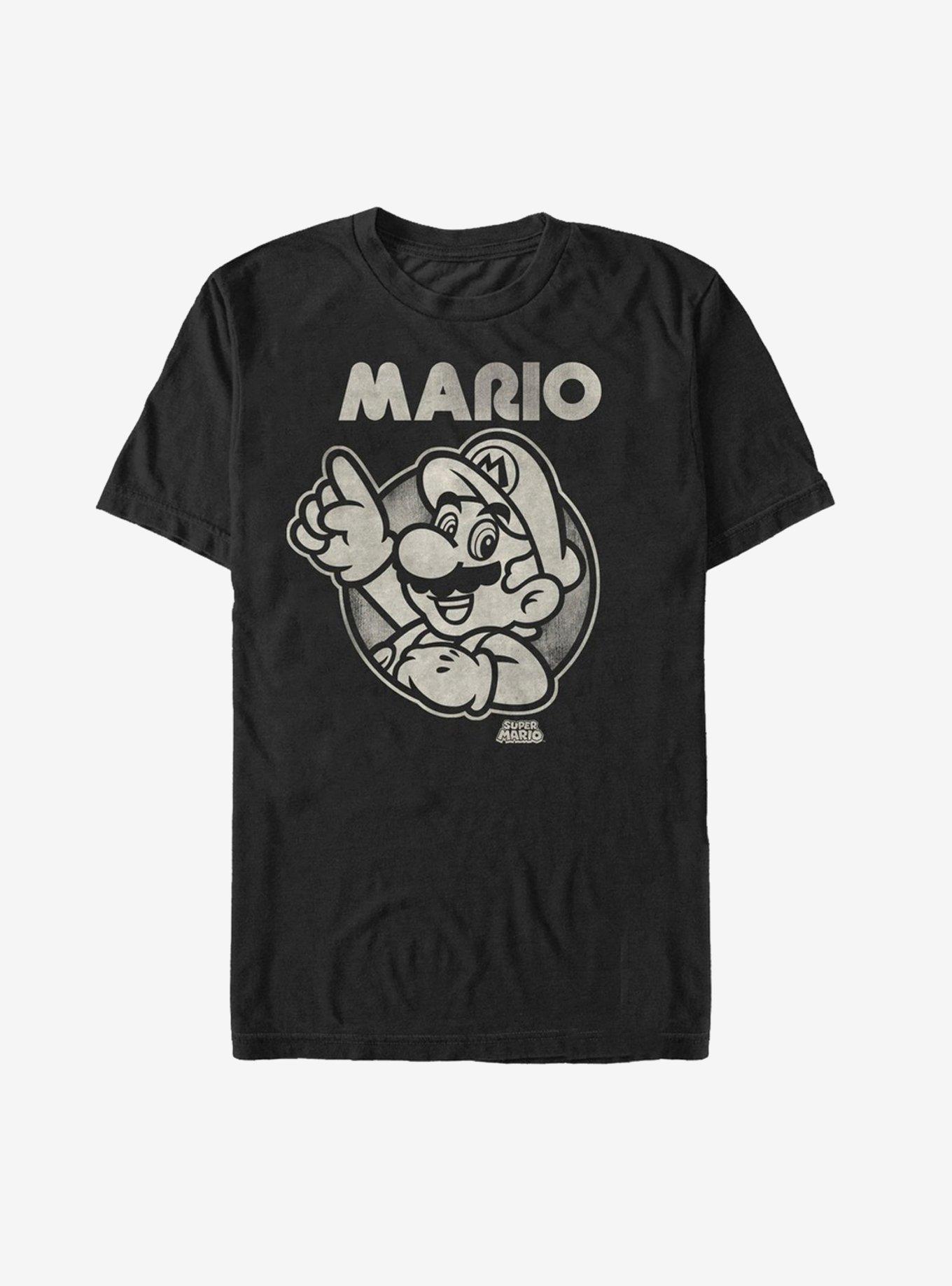 Nintendo Mario T-Shirt, BLACK, hi-res