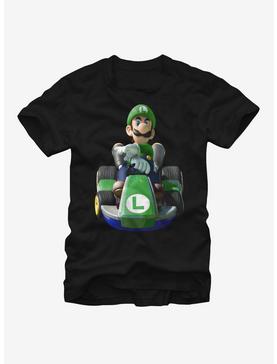 Nintendo Mario Kart Luigi Driving T-Shirt, , hi-res