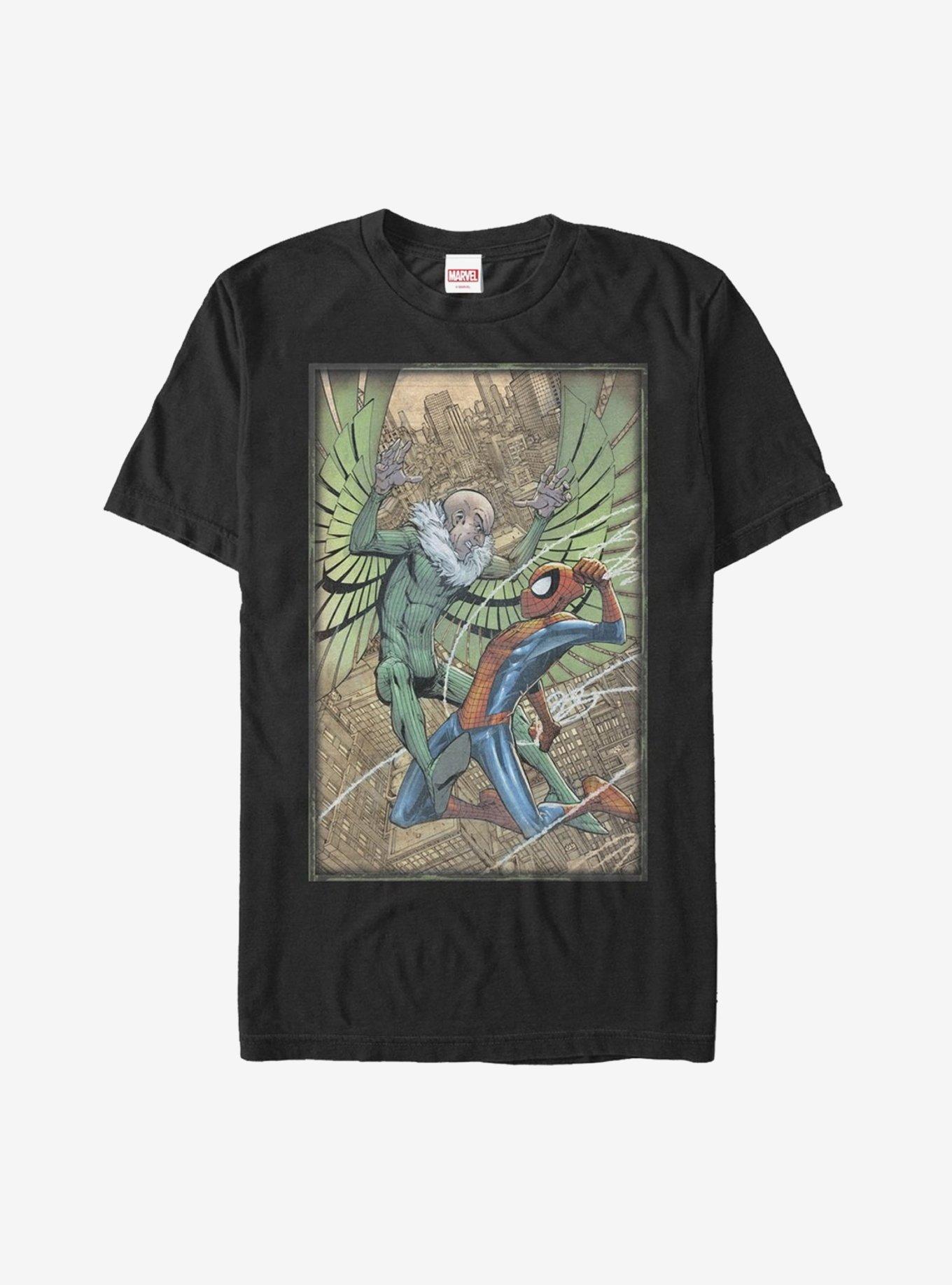 Marvel Spider-Man Vulture Fight T-Shirt, , hi-res