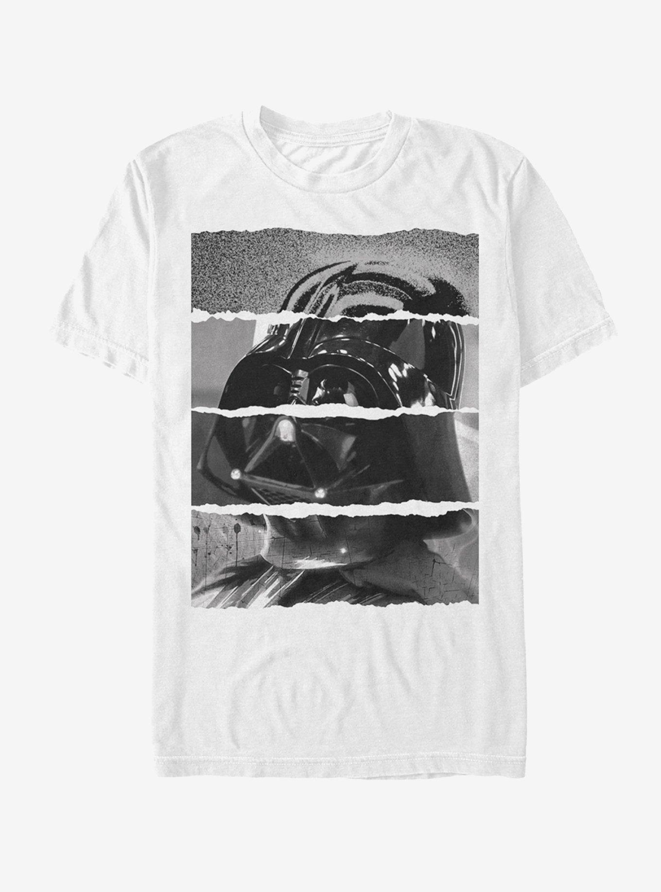 Star Wars Torn Darth Vader T-Shirt, WHITE, hi-res