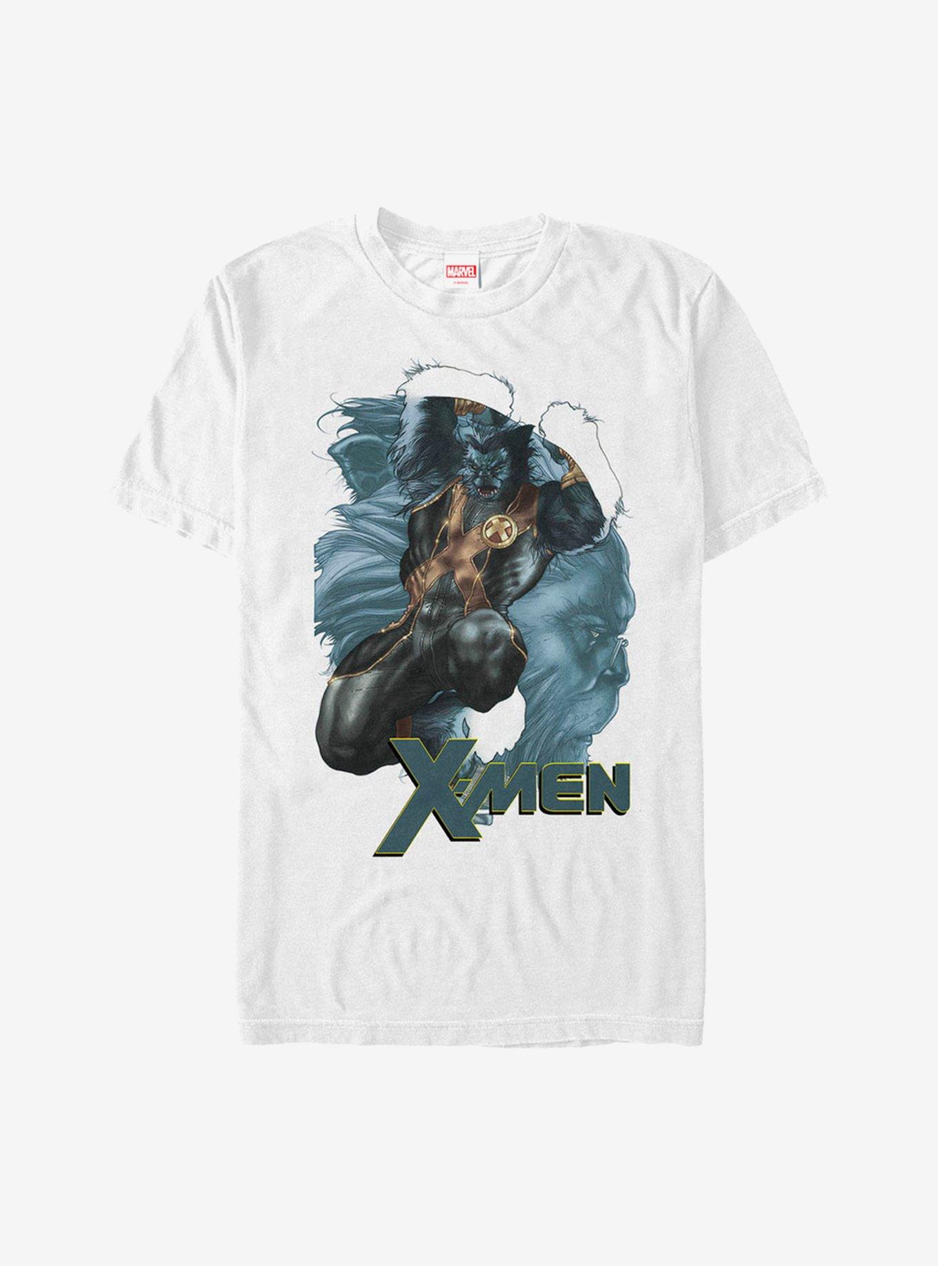 Marvel X-Men Beast Profile T-Shirt, WHITE, hi-res