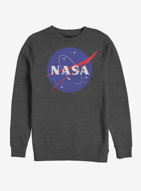 NASA Logo Sweatshirt - GREY | Hot Topic