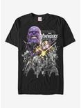 Marvel Avengers: Infinity War Group Grayscale T-Shirt, BLACK, hi-res