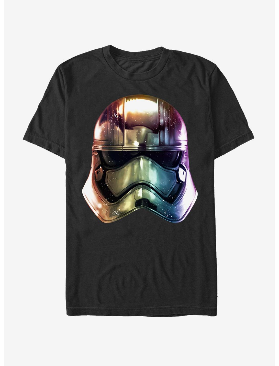 Plus Size Star Wars Captain Phasma Galactic Helmet T-Shirt, BLACK, hi-res