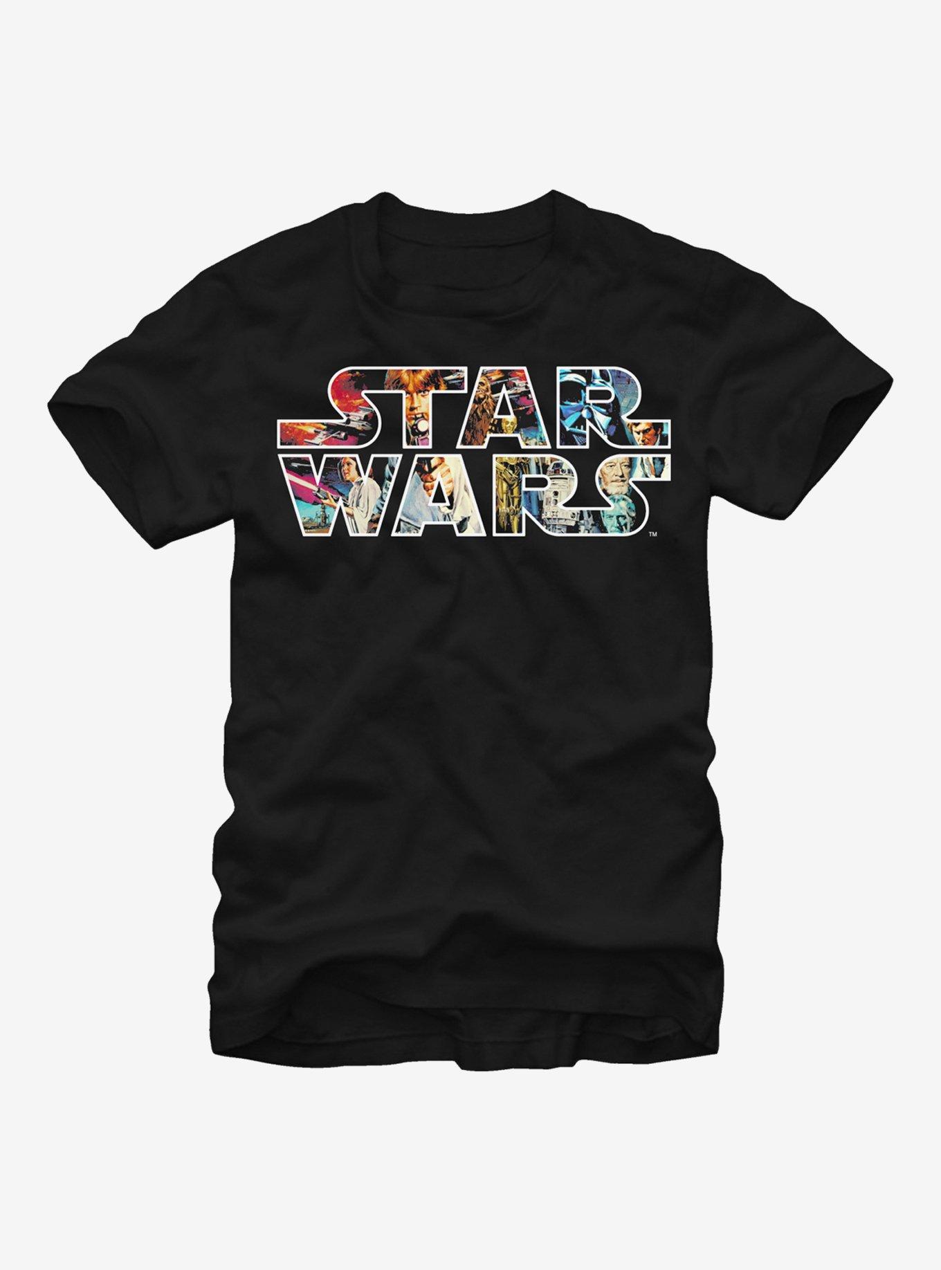 Star Wars Classic Poster Logo T-Shirt