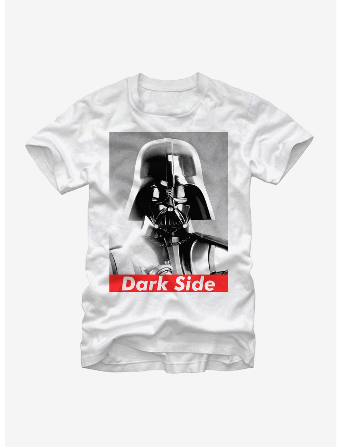 Star Wars Dark Side Vader Portrait T-Shirt, WHITE, hi-res