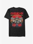 Cuphead Don't Deal Snake Eyes T-Shirt, BLACK, hi-res