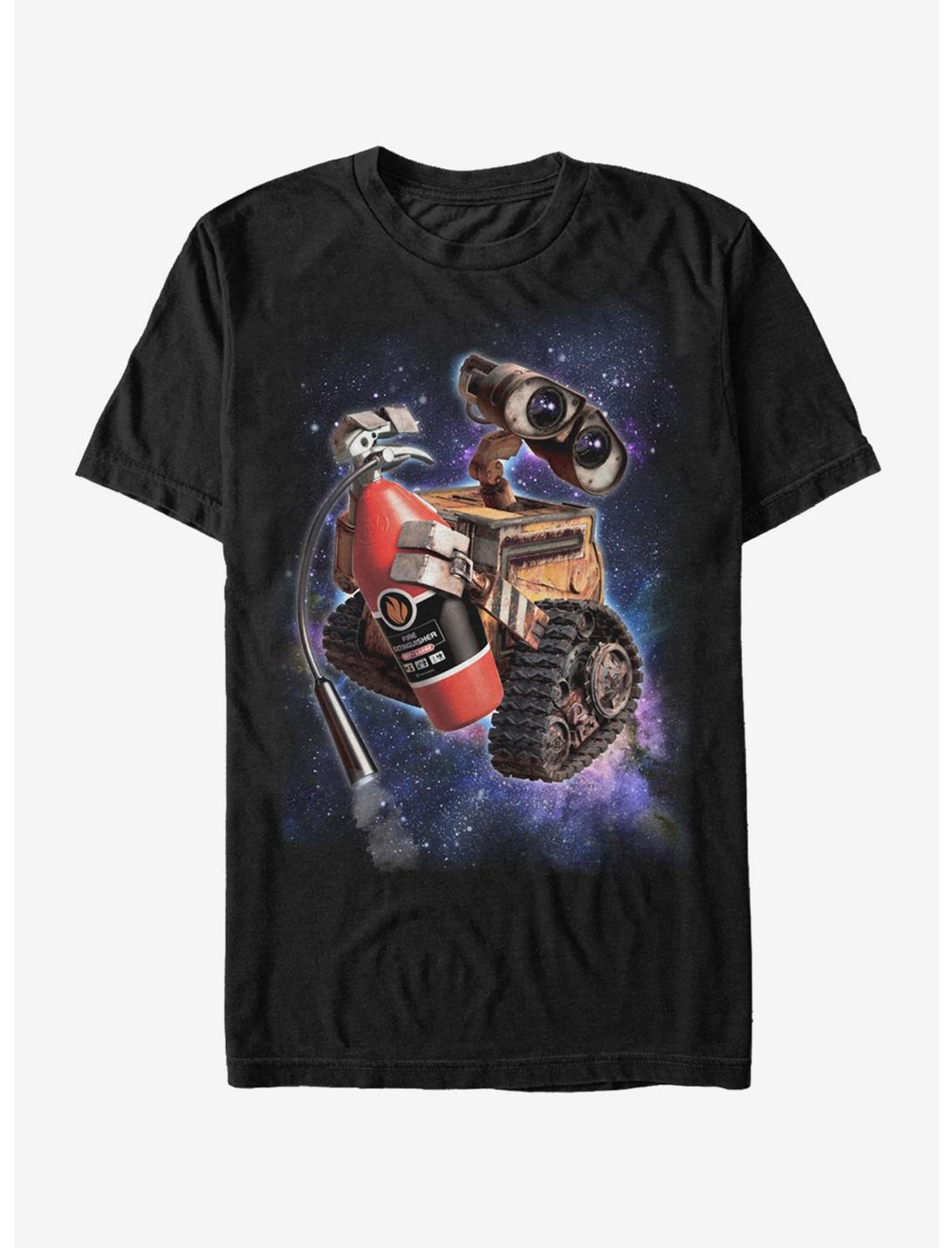 Plus Size Disney Pixar WALL-E Fire Extinguisher Space T-Shirt, BLACK, hi-res