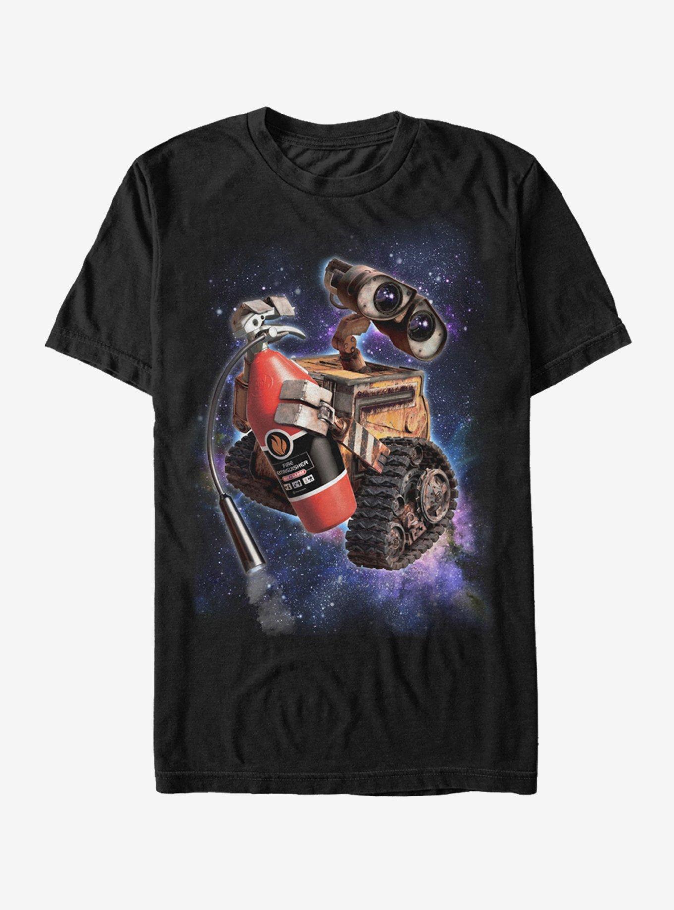 Disney Pixar WALL-E Fire Extinguisher Space T-Shirt, BLACK, hi-res