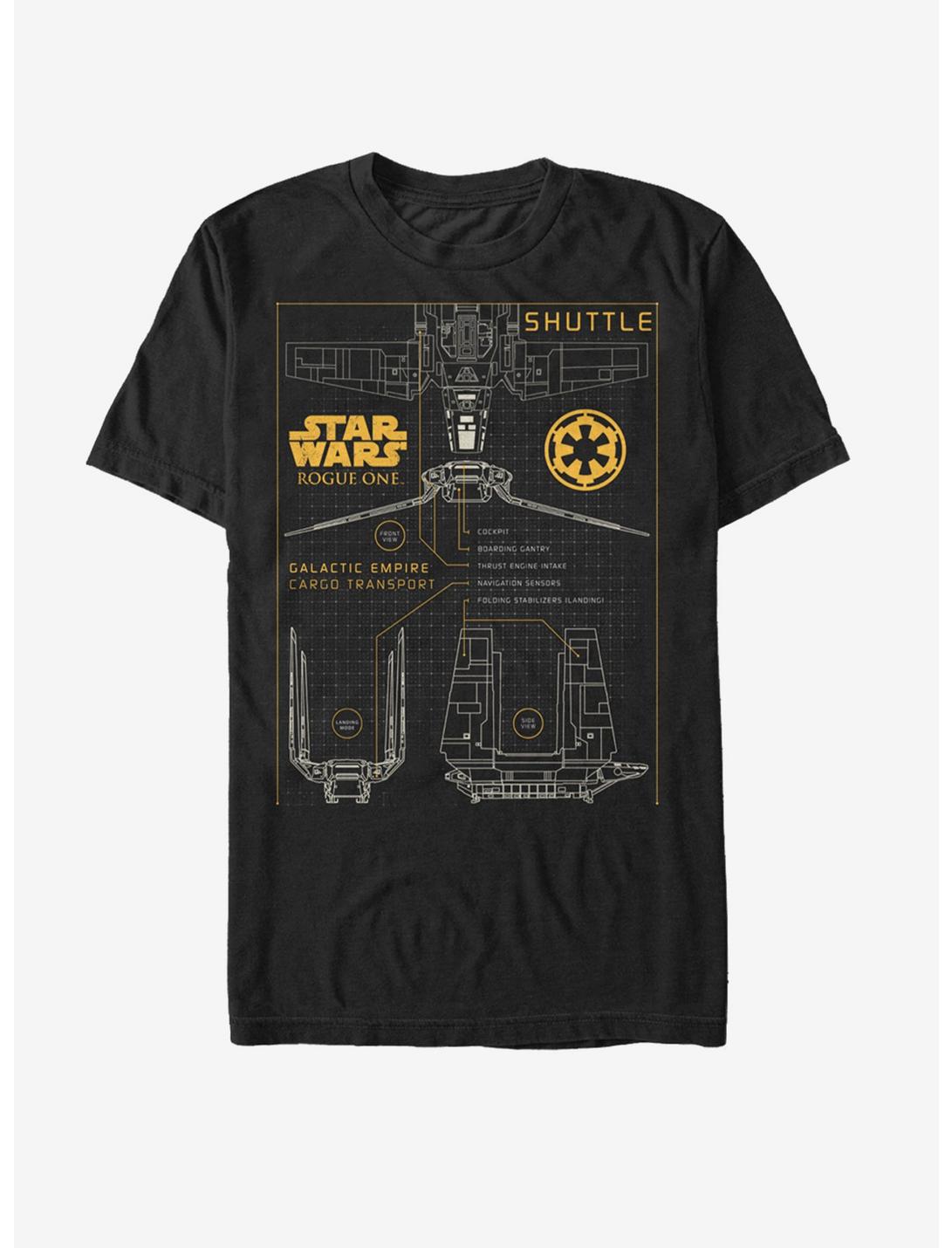 Star Wars Galactic Empire Cargo Transport T-Shirt, BLACK, hi-res