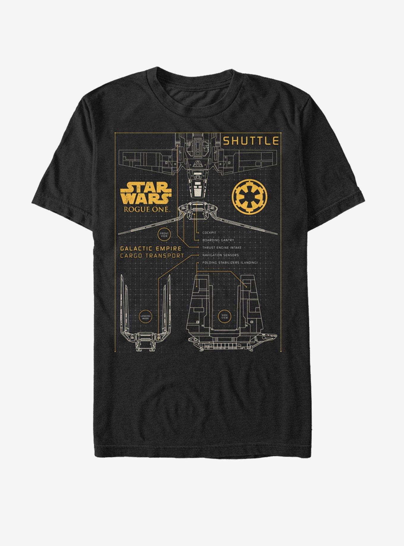 Star Wars Galactic Empire Cargo Transport T-Shirt, BLACK, hi-res