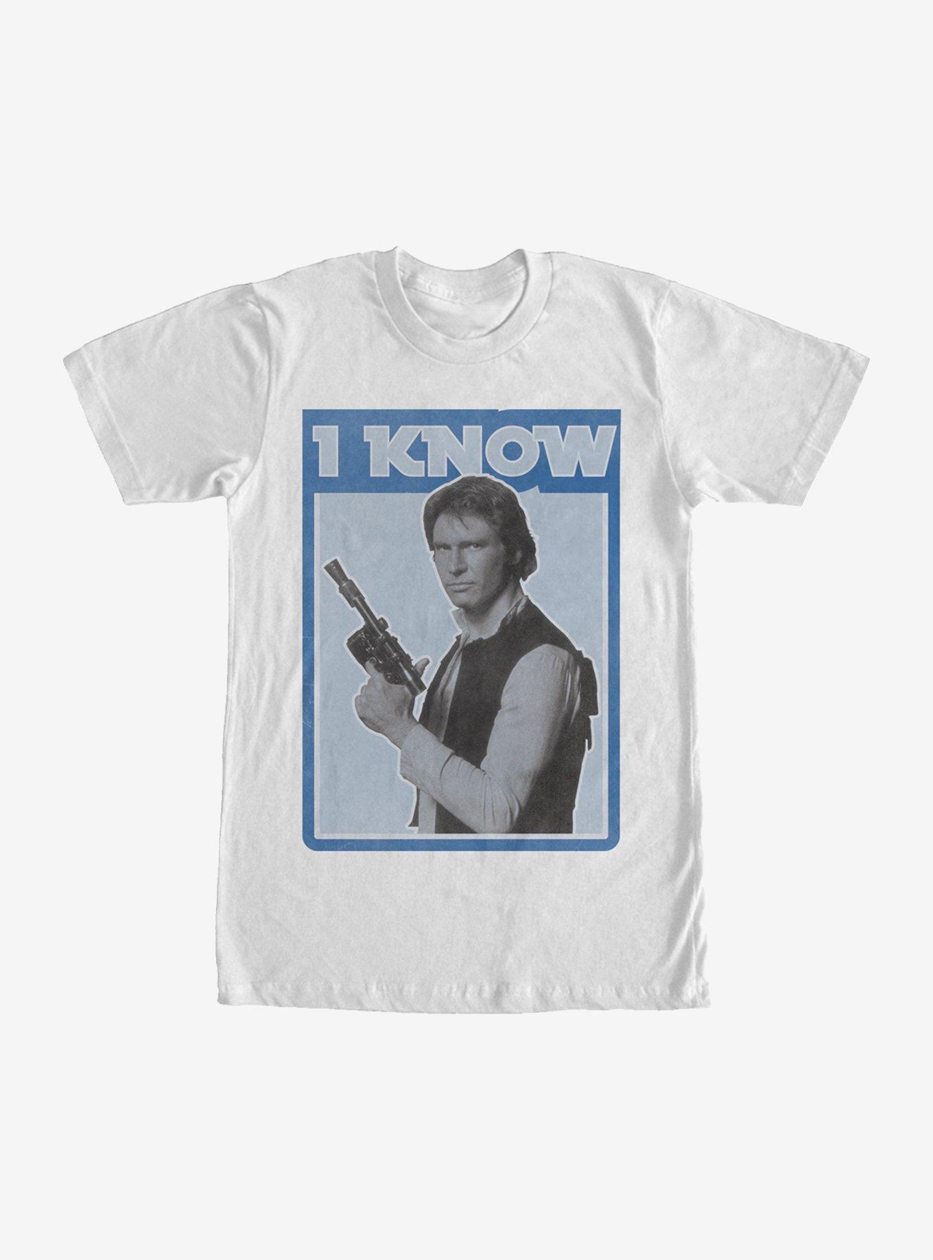 Star Wars Han Solo Quote I Know T-Shirt, , hi-res
