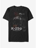 Star Wars K-2SO Schematic Detail Print T-Shirt, BLACK, hi-res
