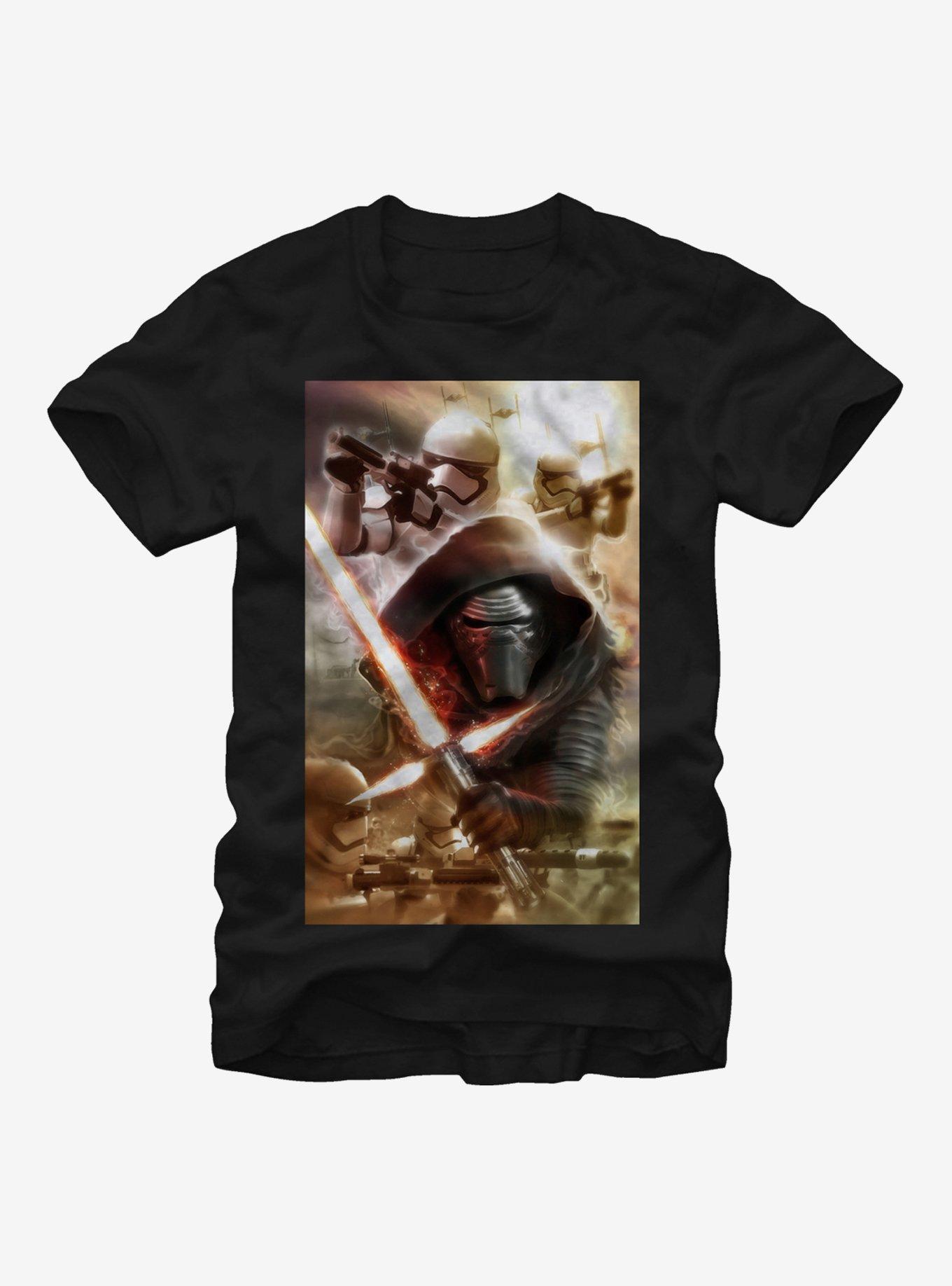 Star Wars Kylo Ren Invasion T-Shirt, BLACK, hi-res