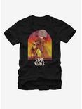 Star Wars Ralph McQuarrie Luke and Leia T-Shirt, BLACK, hi-res