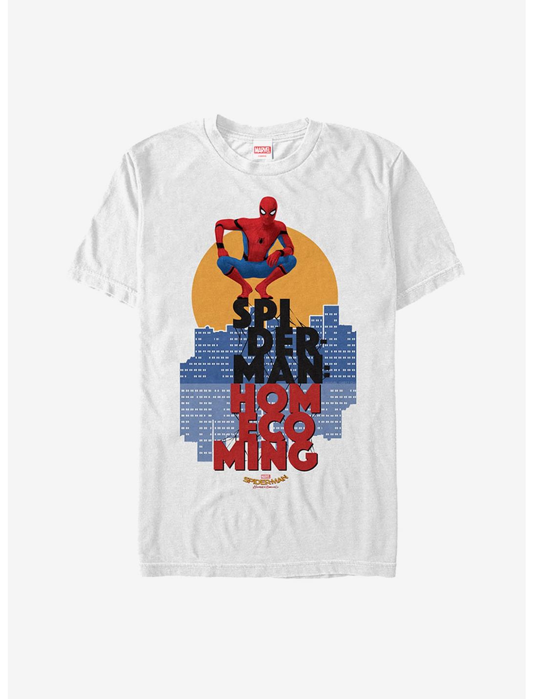 Marvel Spider-Man Homecoming City T-Shirt, WHITE, hi-res
