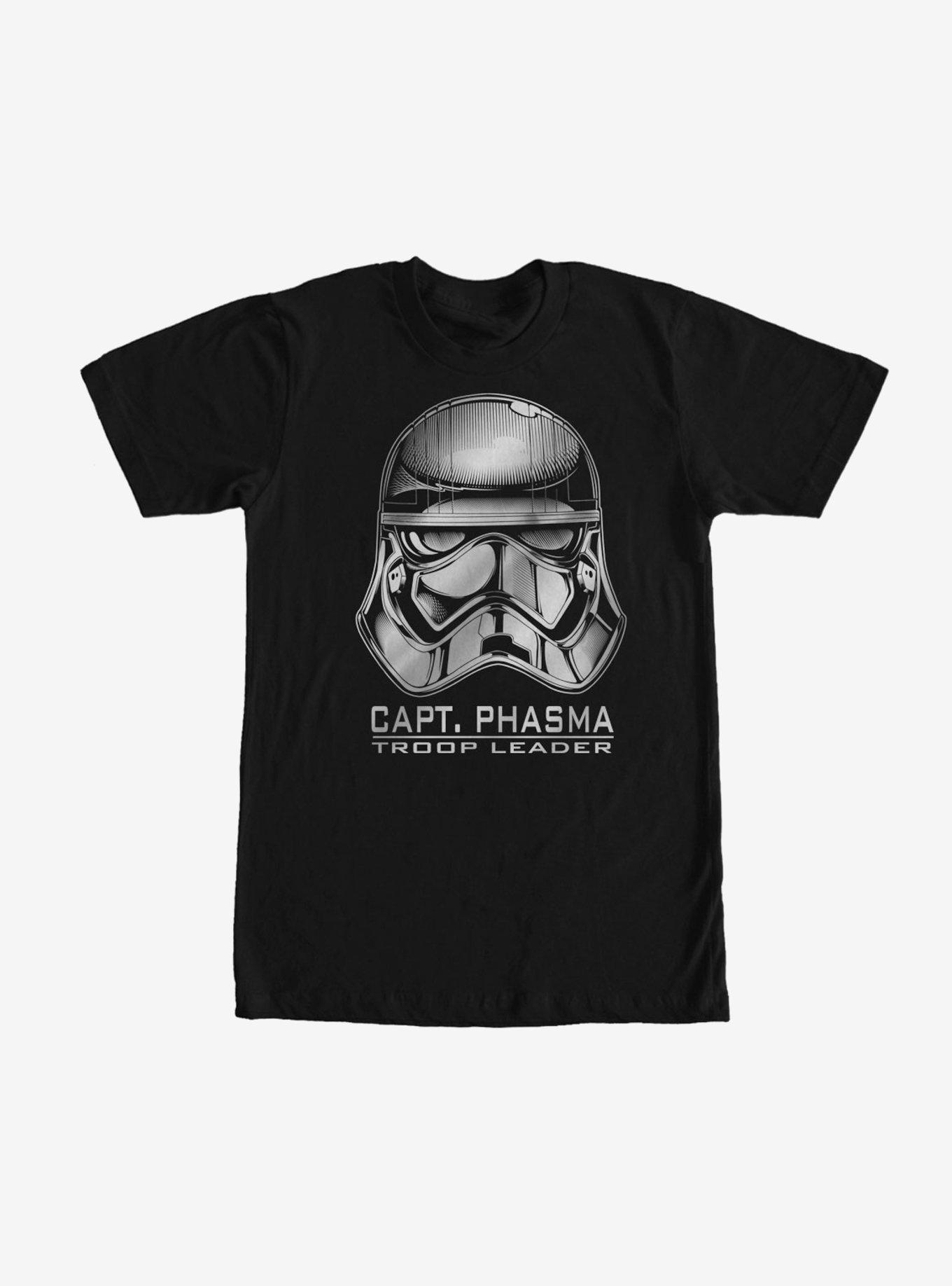 Star Wars Troop Leader Capt Phasma T-Shirt - BLACK | Hot Topic