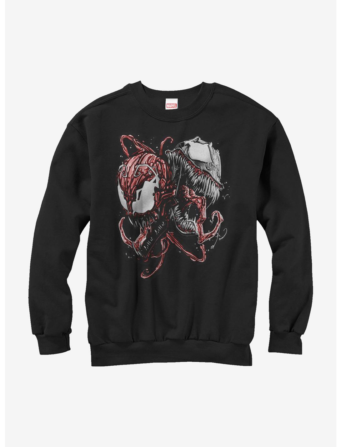 Marvel Carnage and Venom Sweatshirt, BLACK, hi-res